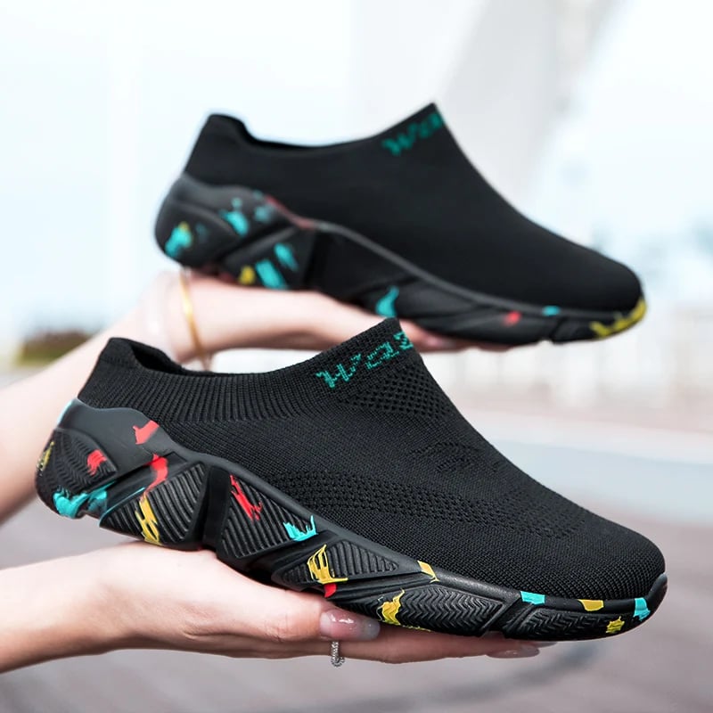 Pánské i dámské tenisky Slip-On pohodlná obuv s vyvýšenou podrážkou velikost 35-47