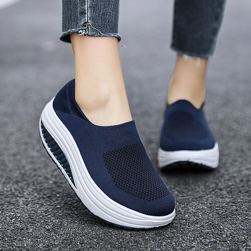 Dámské tenisky 2025 s platformou pro ženy pohodlné boty Sneakers