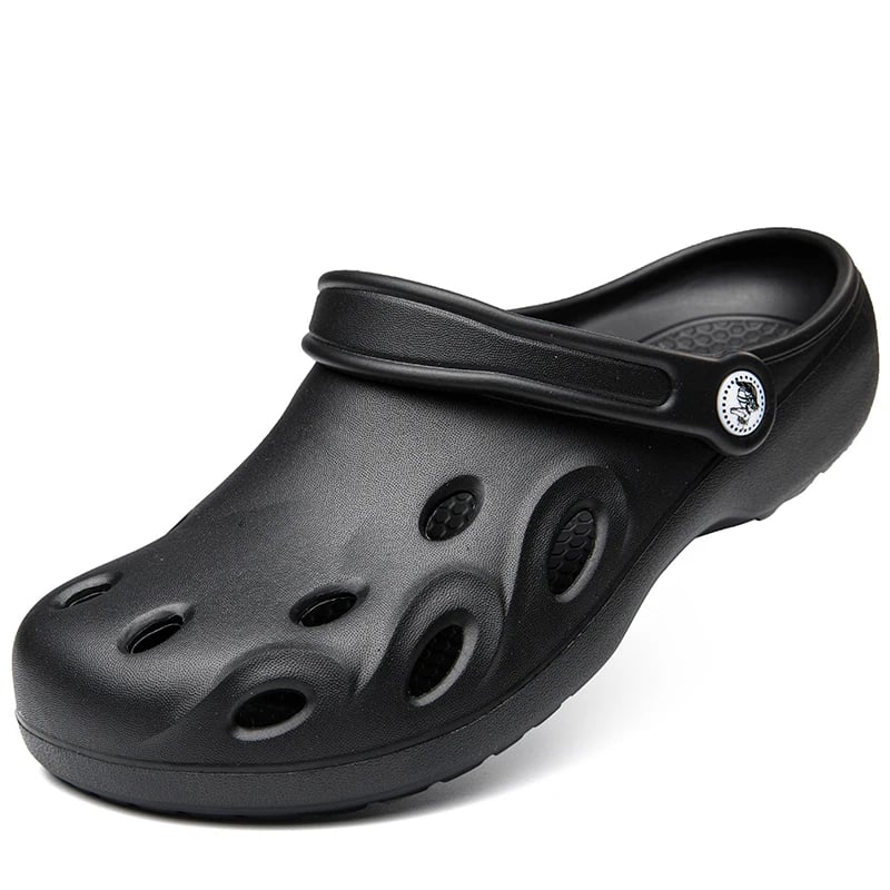 Letní gumové sandály pro muže pro širokou nohu zahradní plážové boty 48-50