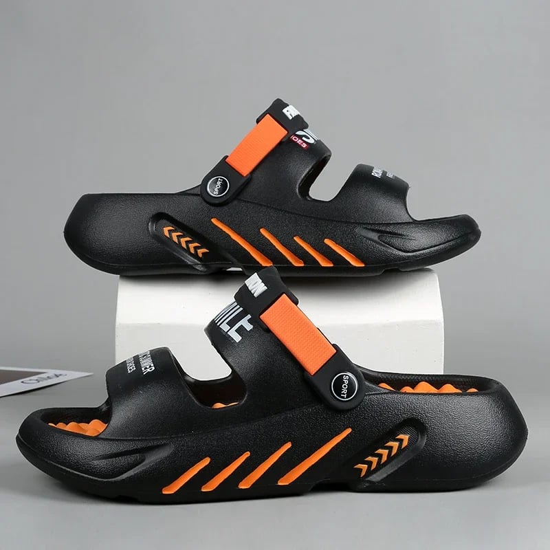 Pánské letní masážní sandály venkovní plážové pohodlné měkké 47-48