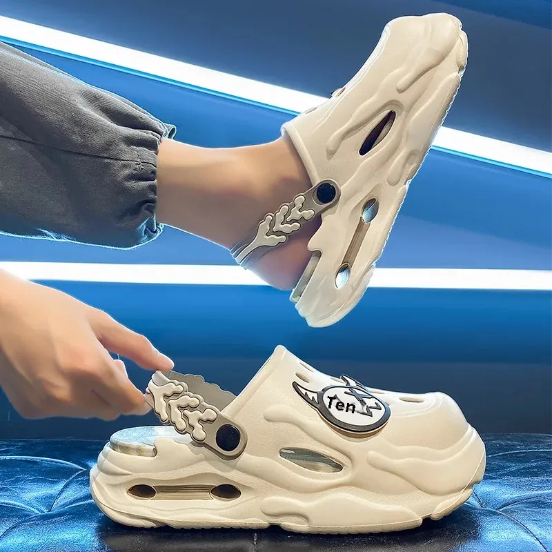 Pánské letní outdoor sandály s tlustou podrážkou plážové pohodlné EVA materiál