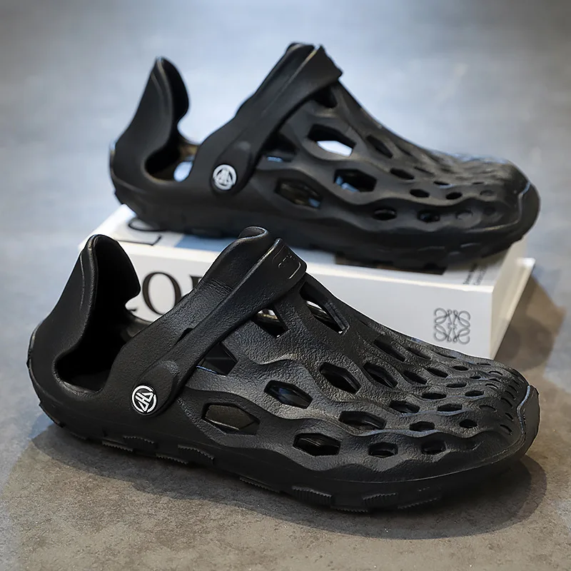 Pánské letní sandály EVA otevřená špička neklouzavé pro venkovní použití