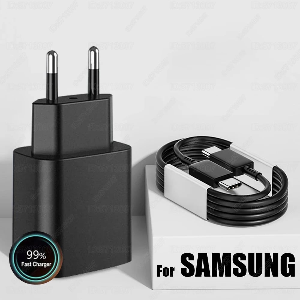 PD 45W USB-C nabíječka Super rychlé nabíjení adaptér pro Samsung Galaxy S24 S23 S22 Ultra A54 A15 A55 5G nabíječka telefonu typu C kabel
