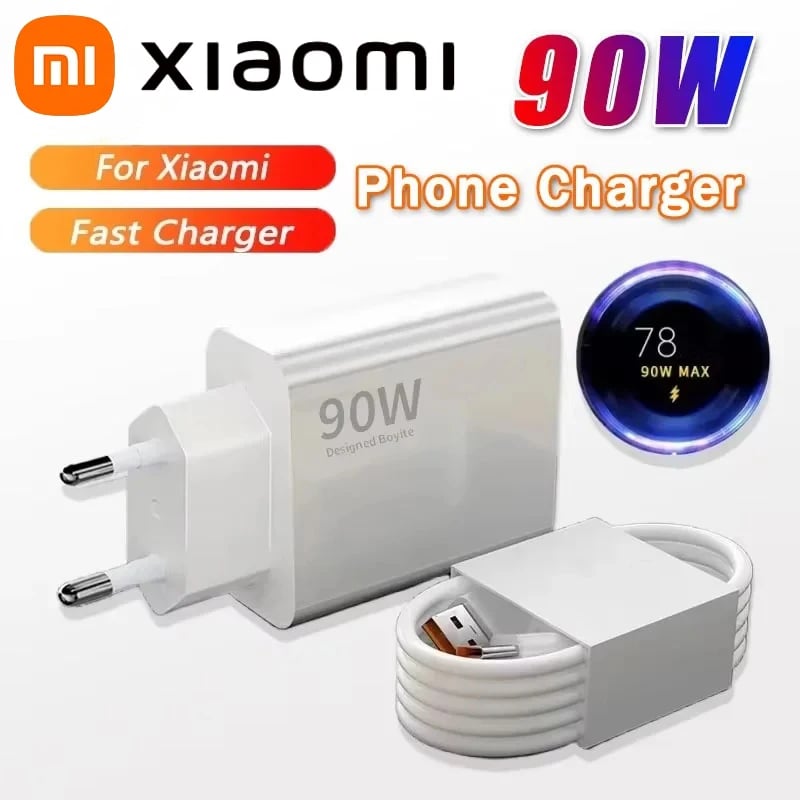 Xiaomi 90W rychlonabíječka USB typu C s rychlonabíjecím kabelem a adaptérem pro Xiaomi 15 14 Ultra Redmi Note 2025