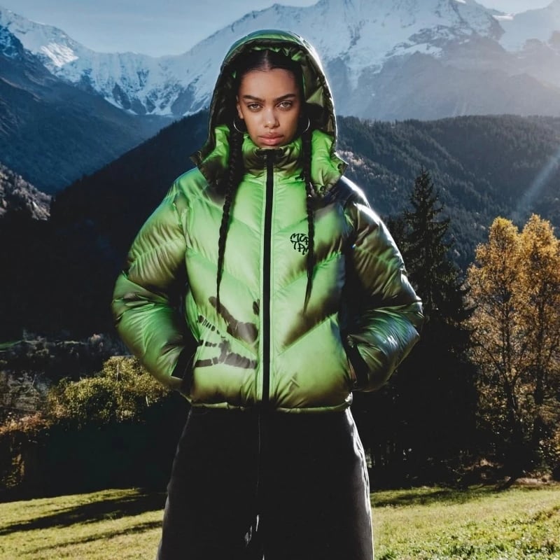 Pouliční styl Mertra Oblečení Zimní outdoor Teplá odnímatelná mikina s kapucí Trenčkot Módní pánská dámská bunda - "Tlak měnící barvu"