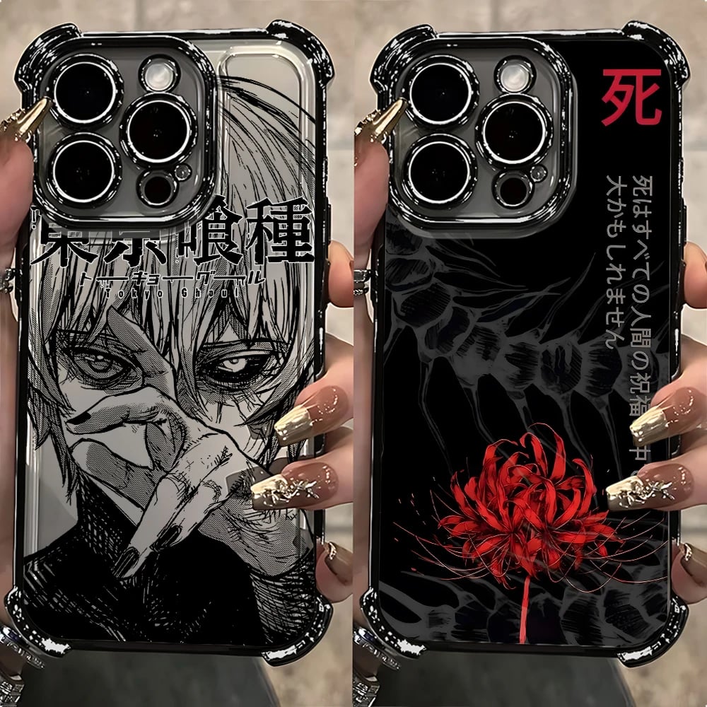 Pouzdro na telefon s motivem Tokyo Ghoul s motivem anime pro Samsung A07 A36 A16 A06 A35 A55 A25 A26 A05s A15 A54 A34 A24 A14 A05 A04 A13 4G 5G