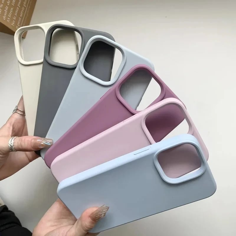 Originální tekutý silikonový kryt pro iPhone 15 14 11 13 12 Pro Max Mini XR X XS 8 7 6 Plus luxusní pouzdra na telefon nárazuvzdorný měkký kryt