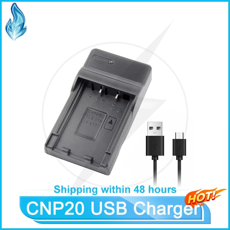 Nabíječka baterií a USB pro fotoaparáty NP-20 CNP20 NP20 pro Casio Exilim EX-M1 M2 EM20 M20U S100 S100WE