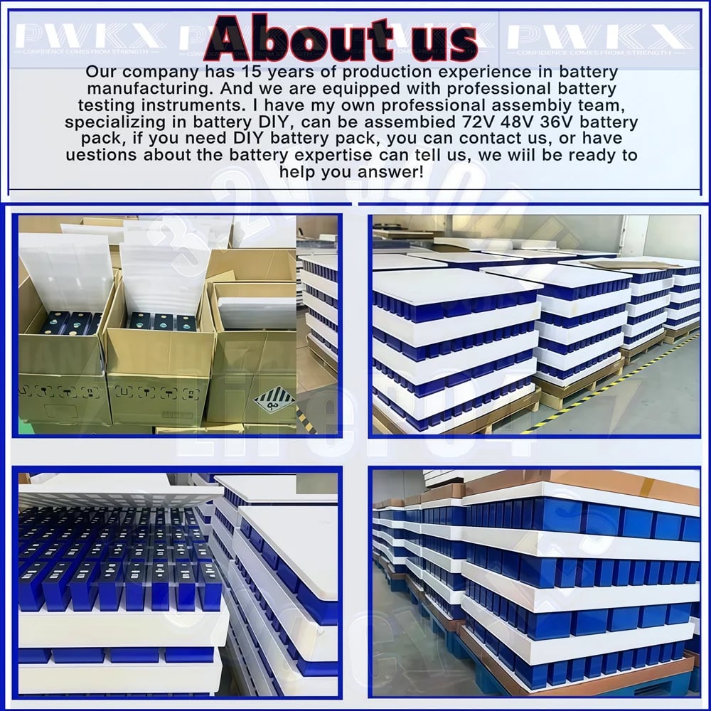 Nová 3,2V 340AH Lifepo4 baterie třídy A 3C s vysokým výkonem, DIY 12V 24V 48V EV RV solární dobíjecí baterie, bezcelní