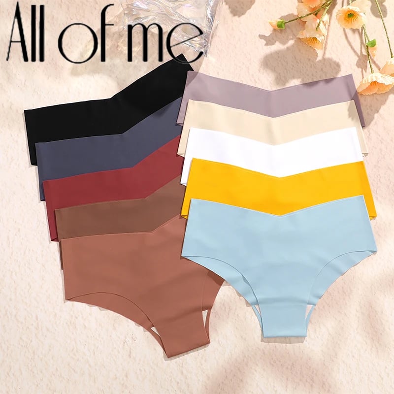 Dámské spodní prádlo Plus Size, jednobarevné, dámské bezešvé kalhotky, dívčí kalhotky, prodyšné sexy spodní prádlo pro ženy