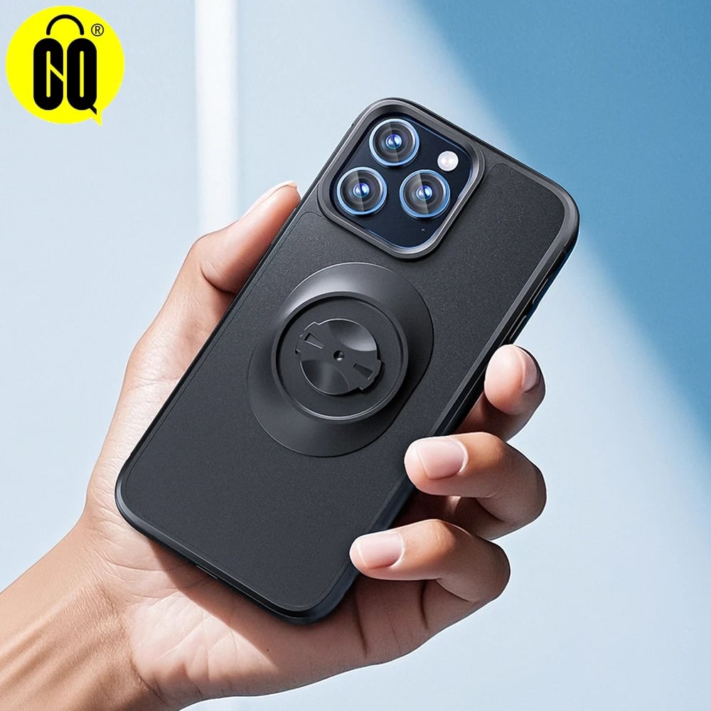 Pro nárazuvzdorné pouzdro Garmin Quick Mount pro iPhone 16 Pro Max, 16 Pro, 15, 14, 13, 12 - ochranný kryt proti pádu