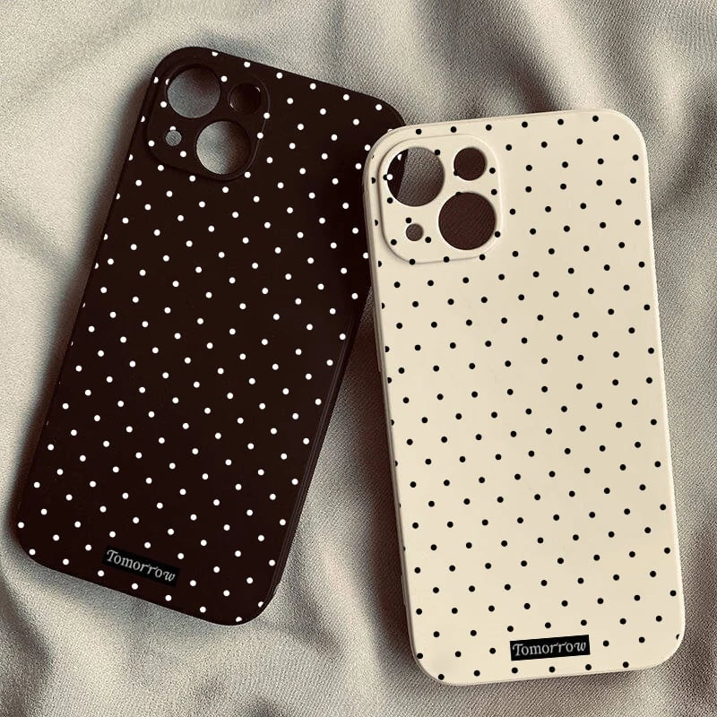 INS Polka Dot Small Fresh Phone Case For Samsung Galaxy A36 A06 A25 A05s A15 A55 A54 A35 A34 A24 A14 A73 A53 A33 A23 4G 5G Cover