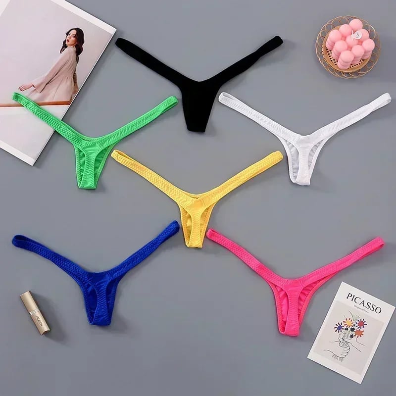 2024 Dámské nové sexy hot nízké pasové tanga s hlubokým V mini kalhotky, bikiny, prodyšné spodní kalhotky, dámské spodní prádlo