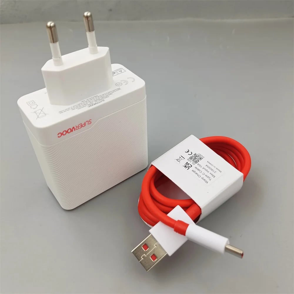 Originální nabíječka OnePlus 100W s dvojitým portem SuperVOOC a rychlonabíjecím adaptérem USB A+10A typu C pro OnePlus 13 12 11 10 ACE 3 2 Pro