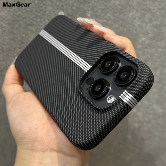 Ultra tenký brnění z uhlíkových vláken PC nárazníkový kryt pro iPhone 17 Air 16 15 14 13 12 11 Pro Max Plus nárazuvzdorný ochranný pevný kryt