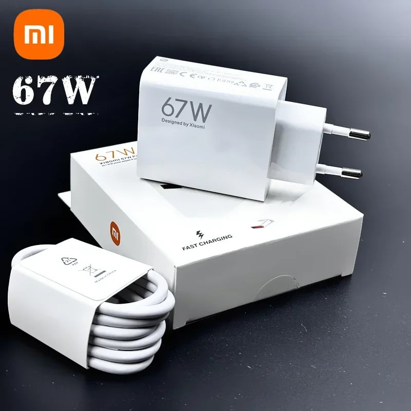 Originální rychlonabíječka Xiaomi 67W s výkonem 67W pro Mi 14 13T 12T 13 Ultra Pro Redmi Note 12 11 13 Pro Poco X5 F5 Pro s USB-C kabelem