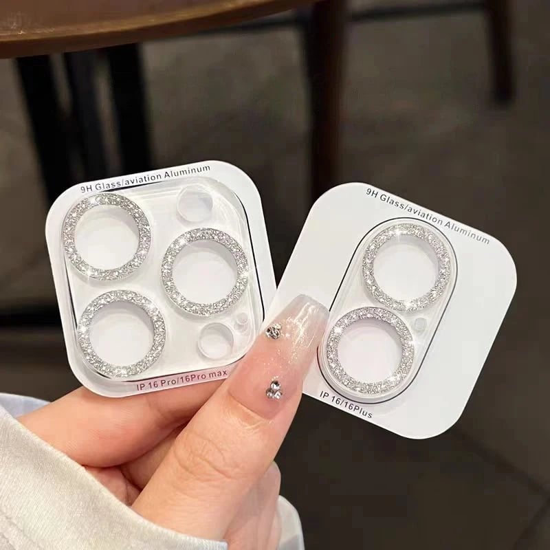 Třpytivé diamantové čiré ochranné pouzdro na objektiv fotoaparátu pro iPhone 15 14 13 12 17 16 Pro Max Mini Plus 16Pro 15Pro 16Promax