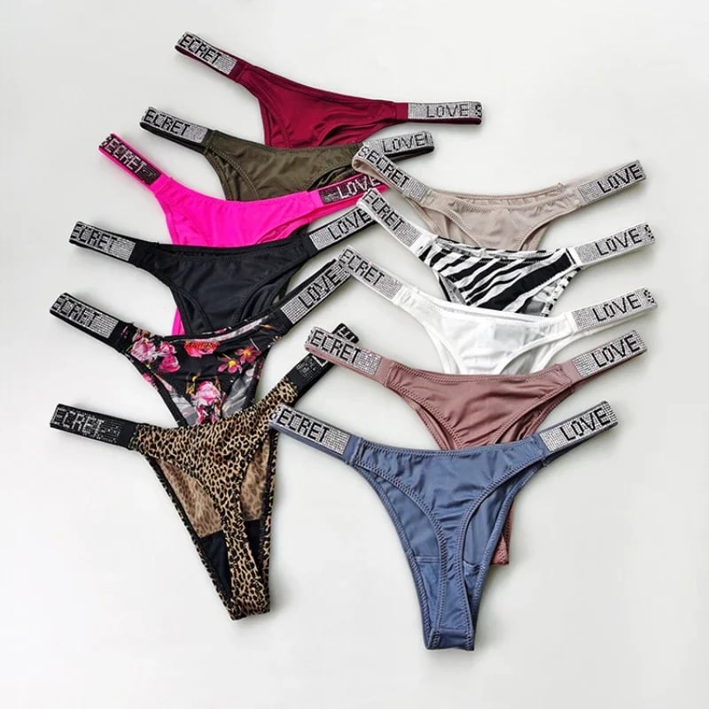 Evropské a americké sexy tanga s kamínky, fitness a sportovní zvedání boků, nízký pas, vysoká vidlice, módní tanga