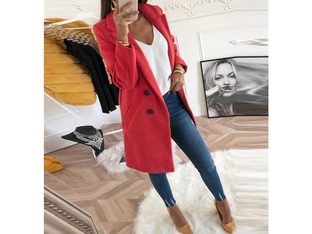 Dámský stylový kabát "Life" 3 barvy