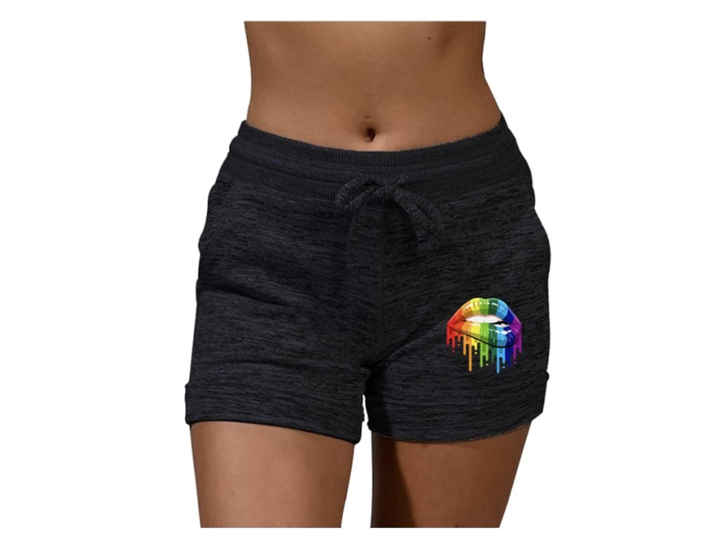 Letní dámské bezešvé šortky Kiss černé