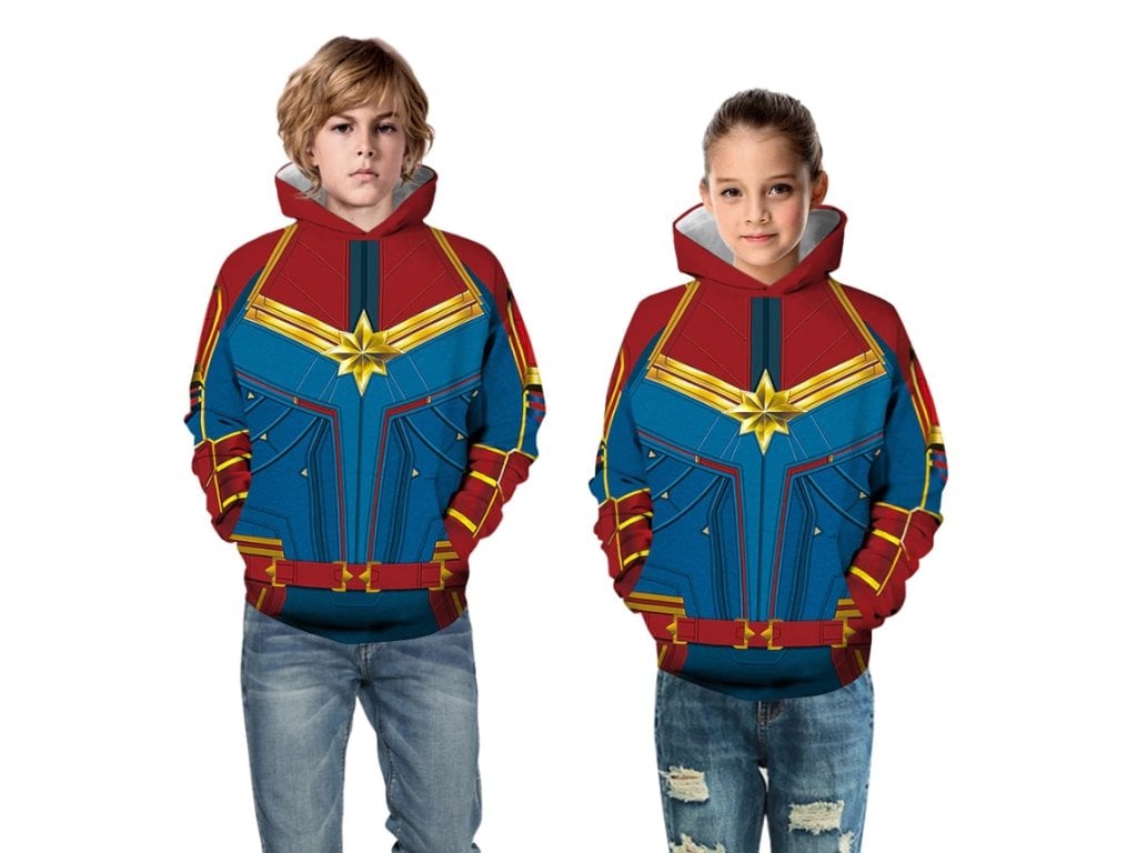 Dětská mikina Kapitán marvel
