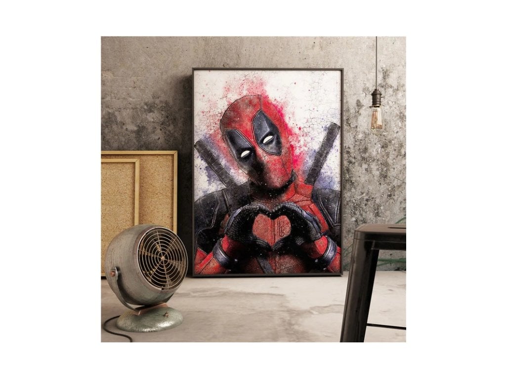 Plakát Deadpool sdrce