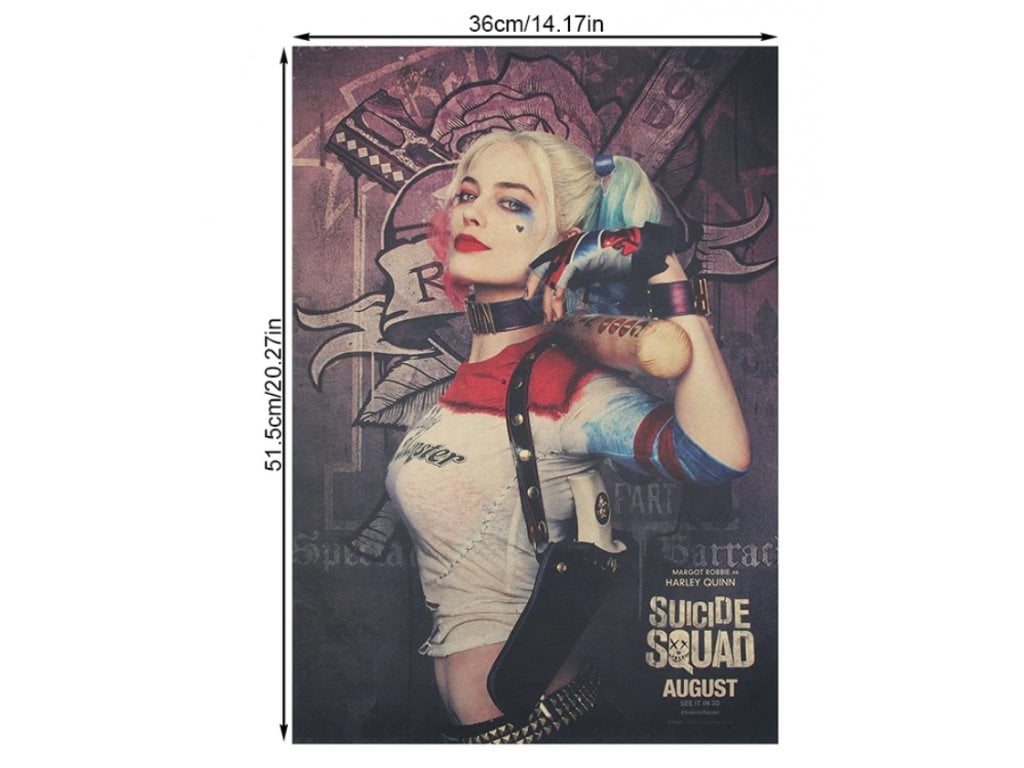 Plakát Sebevražedný oddíl harvey quinn