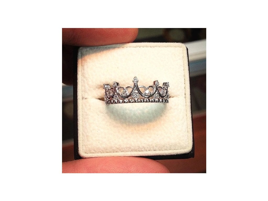 Stříbrný Prsten koruna