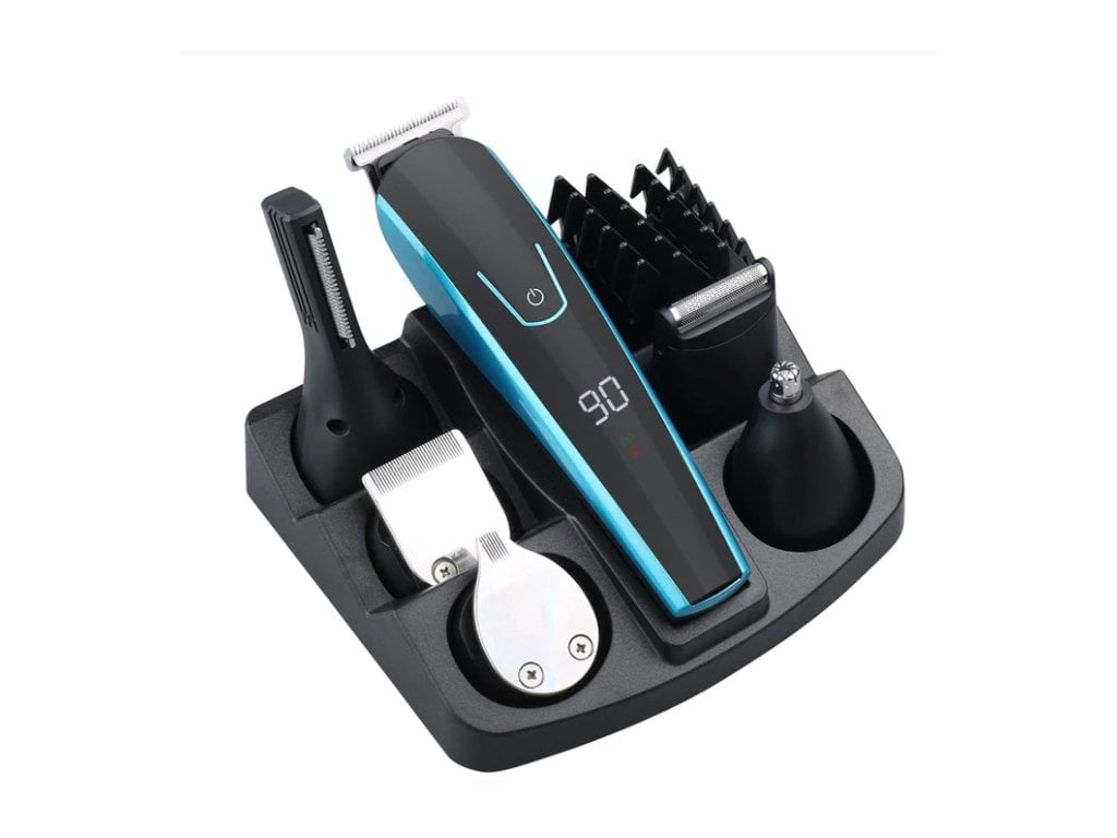 Strojek na vlasy 11 funkcí modrý
