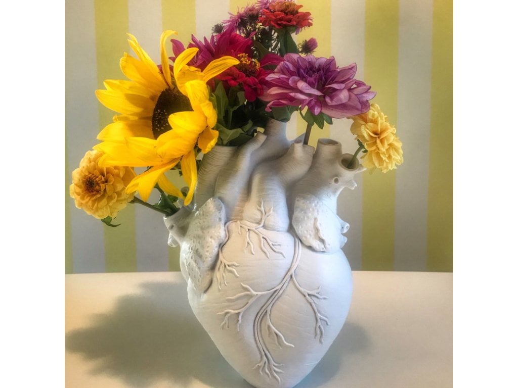 Tvar srdce Váza na květiny Pryskyřičná váza