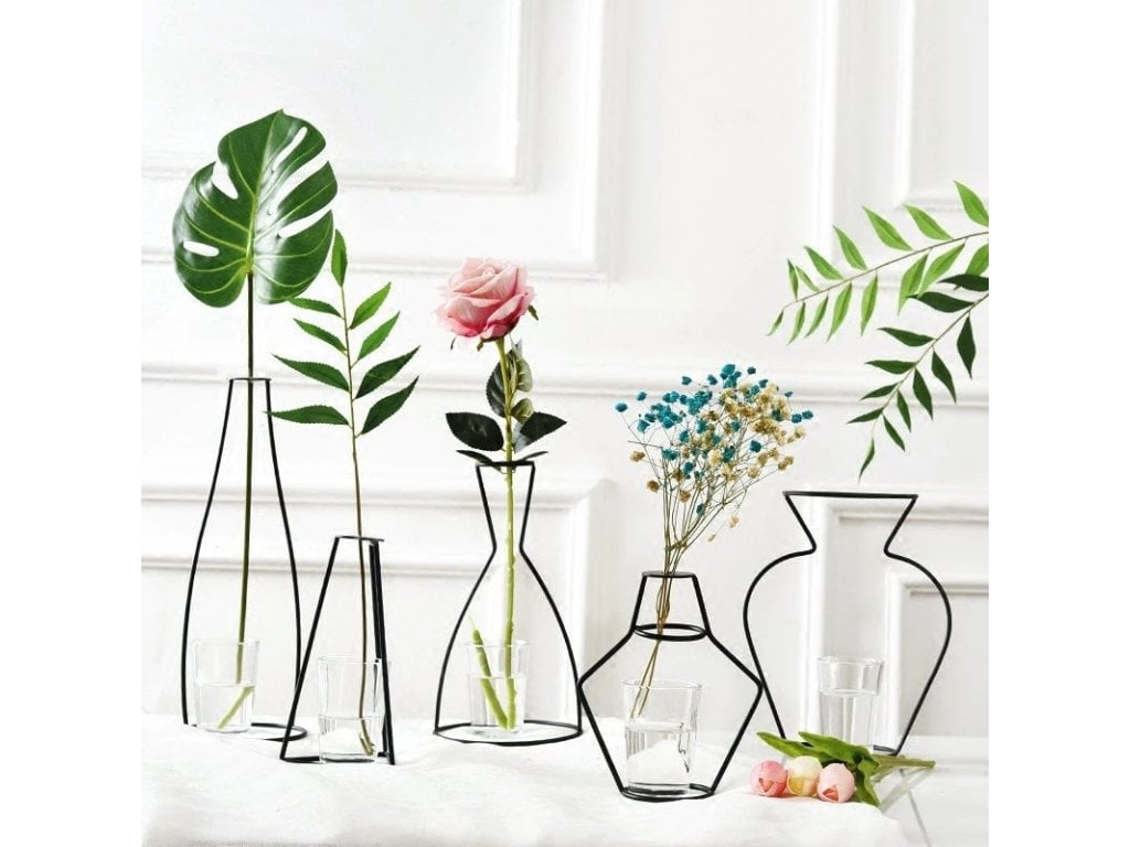 Váza na květiny Kovový držák