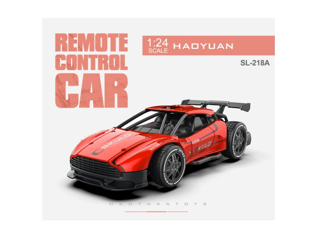 RC kovové auto na Dálkové ovládání závodní červené