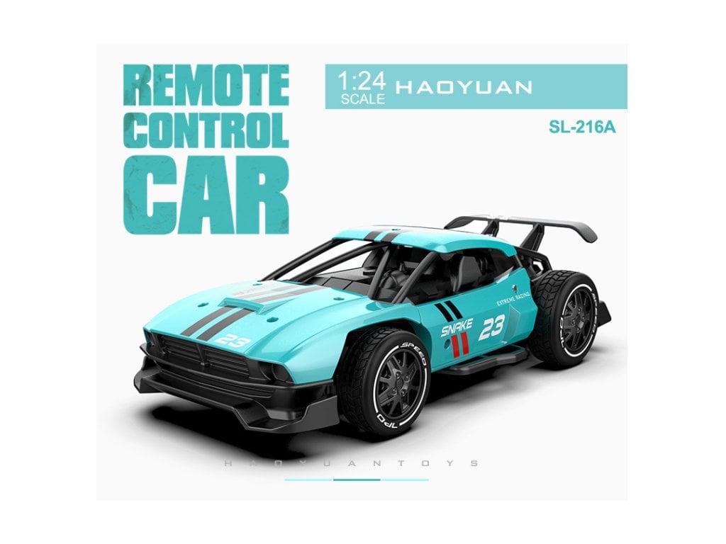 RC kovové auto na Dálkové ovládání závodní modré