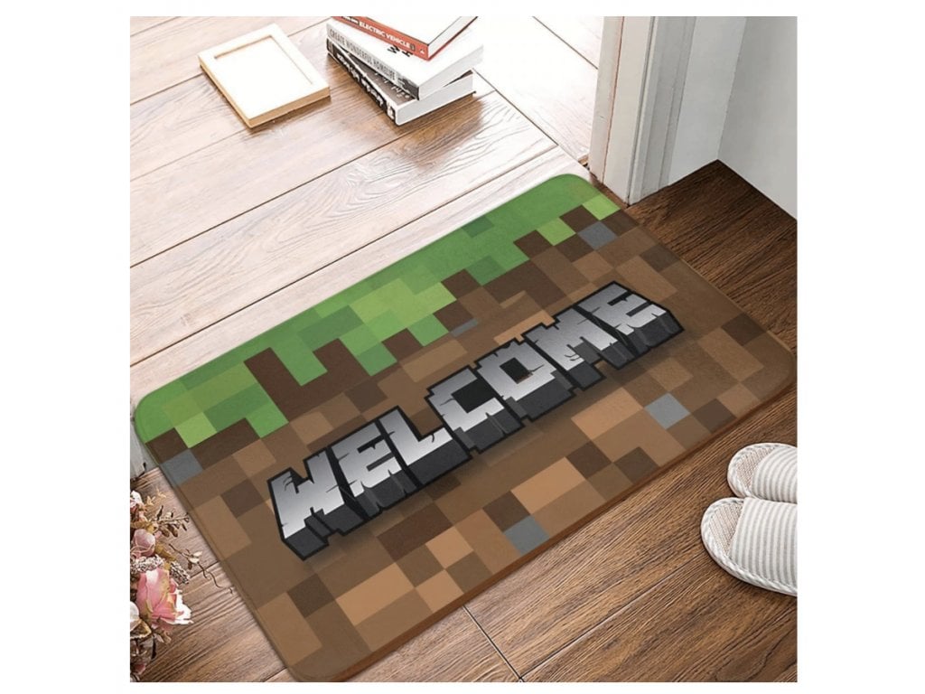 Rohožka podložka Vítejte Pixel minecraft