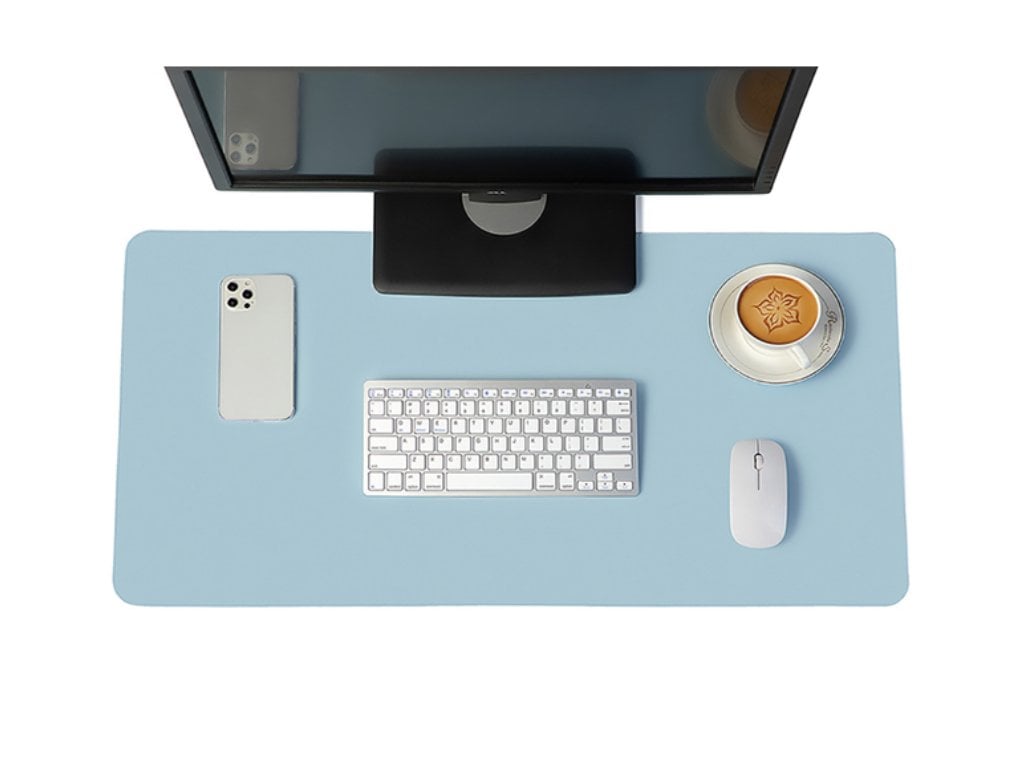 Velká ochranná podložka na stůl Herní podložka modrá