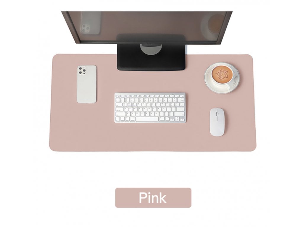 Velká ochranná podložka na stůl Herní podložka růžová