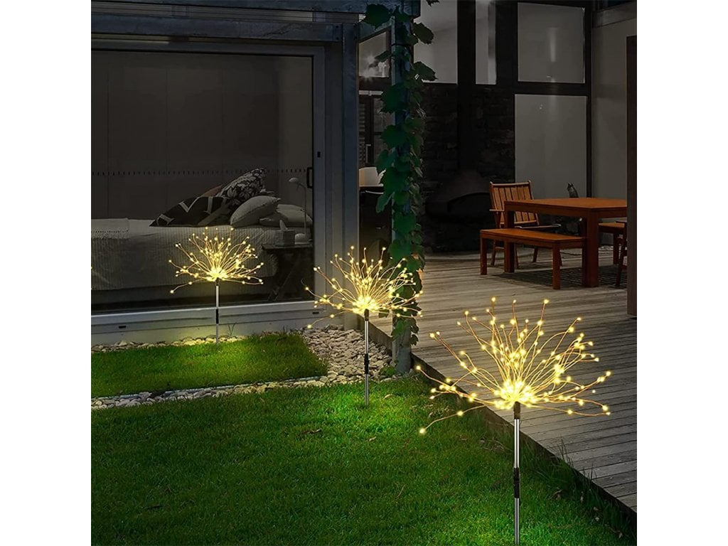 Solární ohňostrojové světlo Pampeliška Pro zahradu