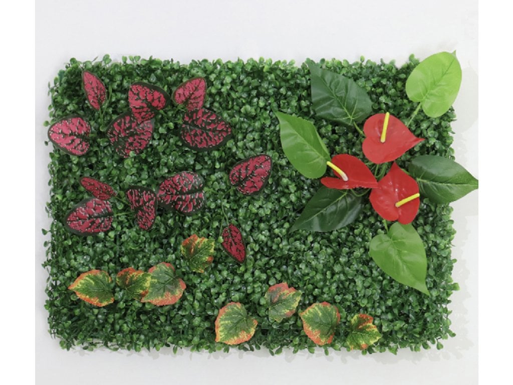 Stěnový panel Umělé rostliny Tráva Živý plot typ 1