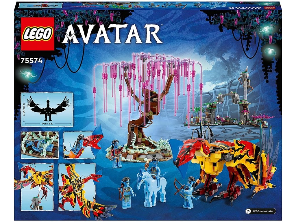 Stavebnice LEGO 75574 Avatar Toruk Makto a Strom duší se 4 minifigurkami