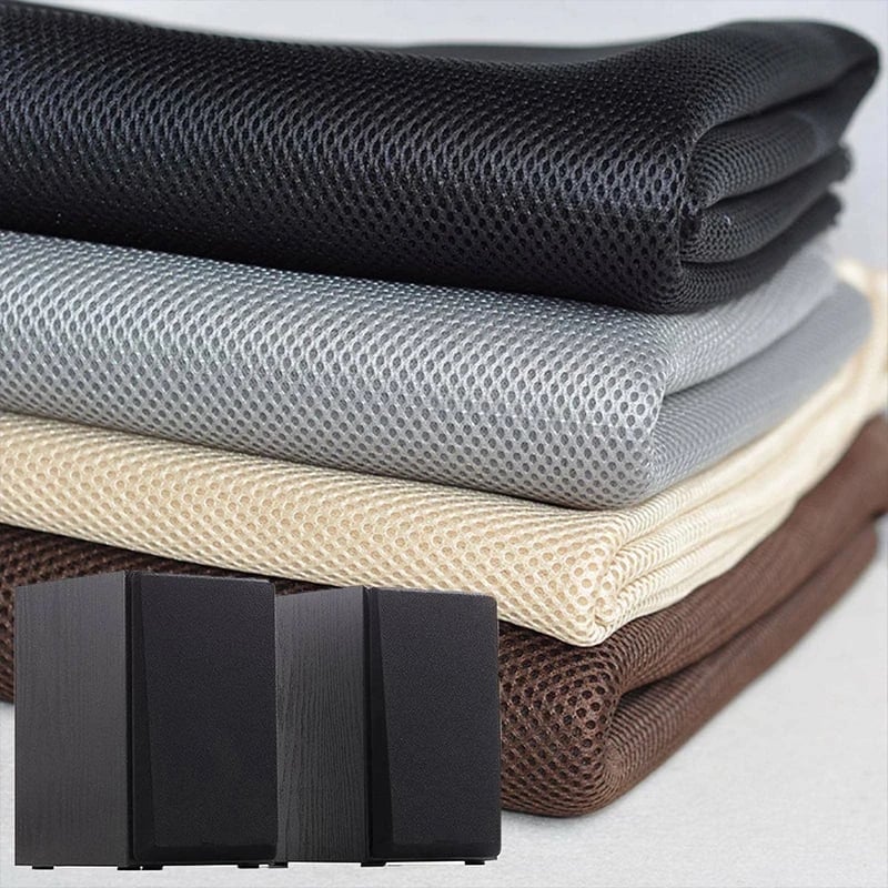 Síťovaný kryt reproduktoru 160x45cm, prachotěsný, zvukotěsný, ochranný filtr, látková mřížka