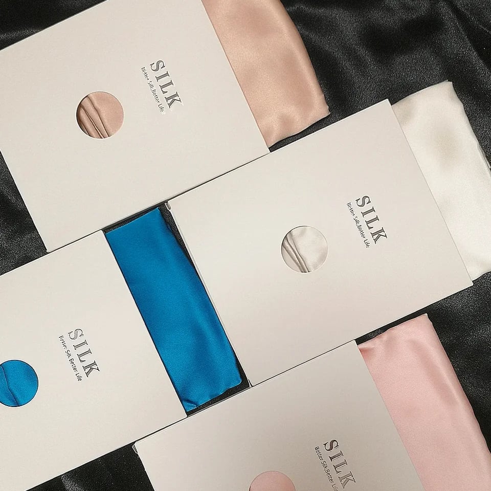 Prémiový povlak na polštář z morušového hedvábí se skrytým zipem - 22 Momme Pure Silk Pillow Case Soft Cool