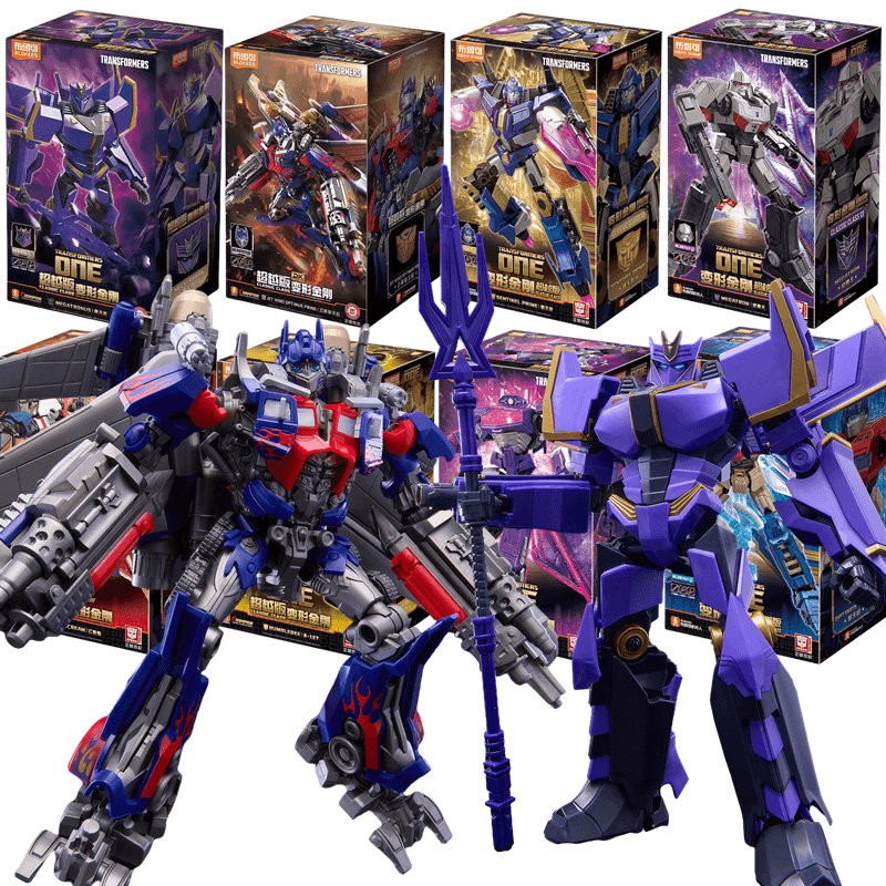 Stavební kostky Transformers - Optimus Prime Megatron Akční figurka Stavební hračky Dárek