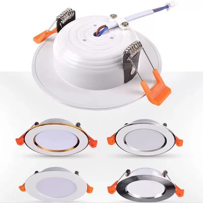 LED zapuštěné stropní svítidlo 5W-18W kulaté vnitřní svítidlo teplá studená bílá AC 220-240V