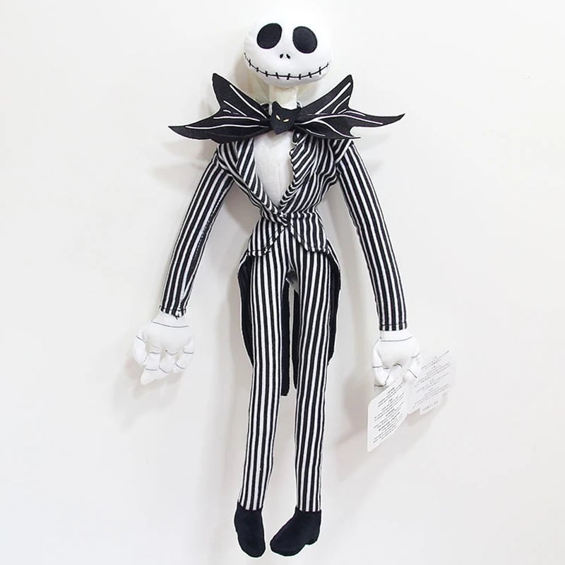 50cm Jack Skellington Plyšová hračka - Noční můra před Vánoci Plyšová panenka pro děti Dárek