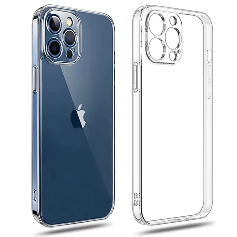 Ultra tenký průhledný silikonový kryt na telefon, měkký, transparentní, pro iPhone 7, 8, X, XR, XS, 11-16