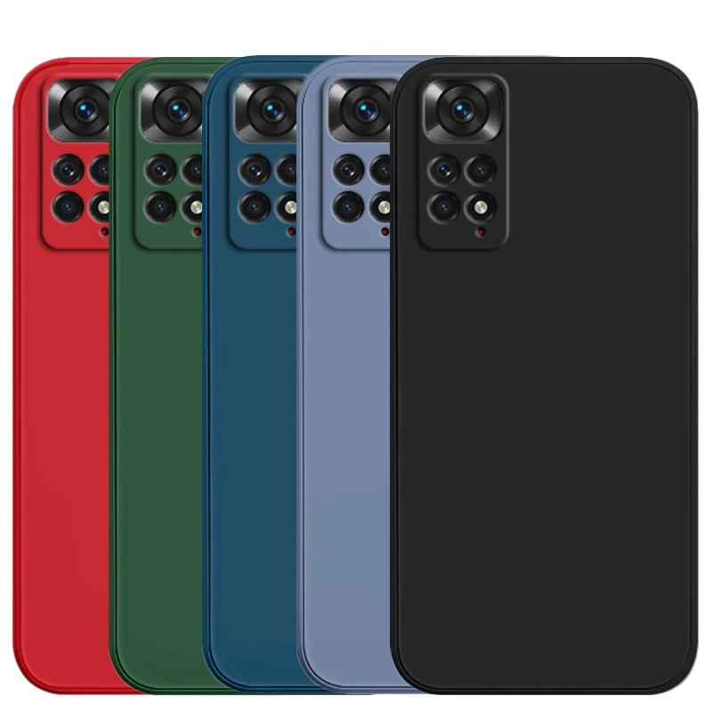 Nárazuvzdorný tekutý silikonový kryt na telefon pro Redmi Note 10 11 11s 12 13 Pro Plus 5G