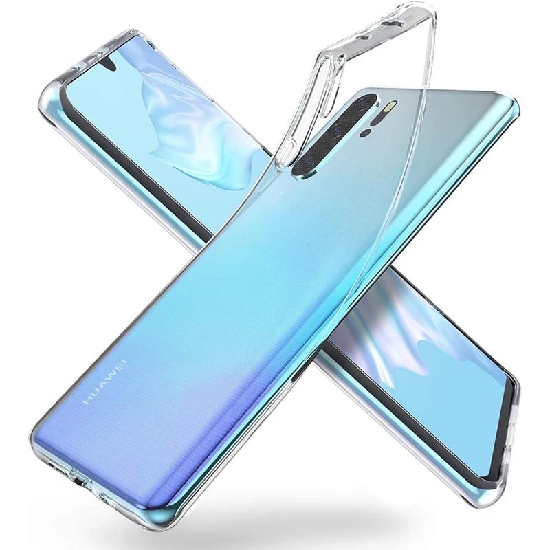Průhledný silikonový kryt s měkkým průhledným zadním krytem pro P50 P40 P30 P20 P10 Lite Pro Plus