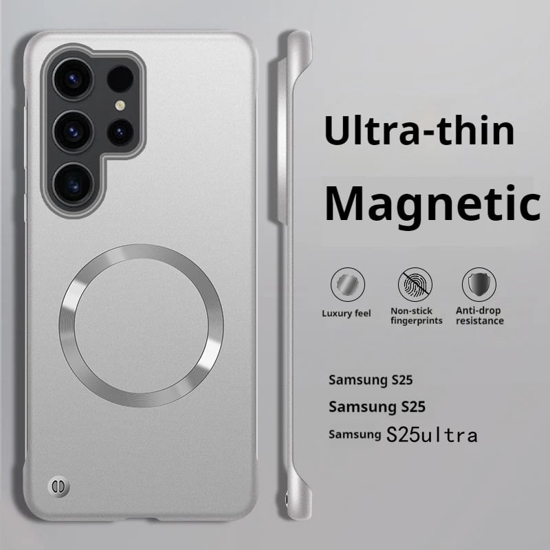 Magnetický kryt pro Samsung Galaxy S25 S24 S23 S22 Ultra Plus, tenký kovový chladicí kryt