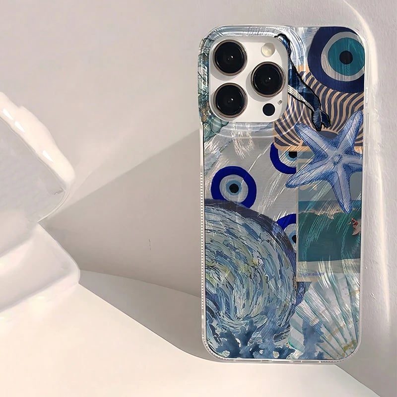 Nárazuvzdorný kryt na telefon Ocean Wave Beach pro iPhone 15 14 13 12 11 Pro Max Plus