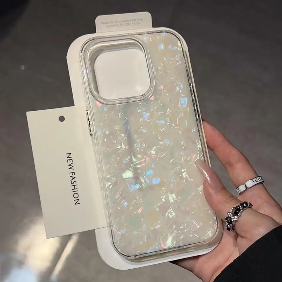 Třpytivý laserový kryt na telefon pro iPhone 11 12 13 14 15 Pro Max, měkký nárazuvzdorný kryt